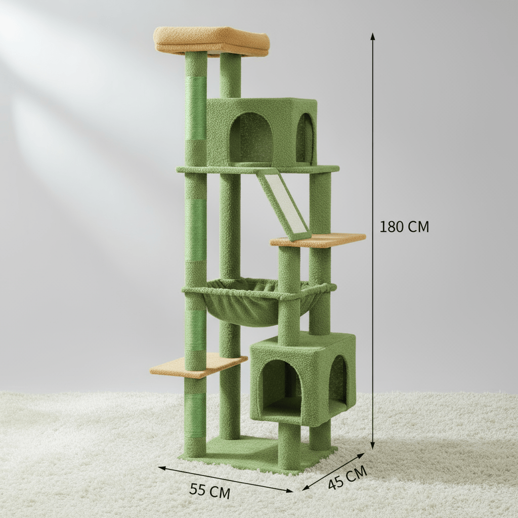 theMiaou Arbre à Chat “Nébula” – Arbre à Chat XXL Tour Haute et Confortable