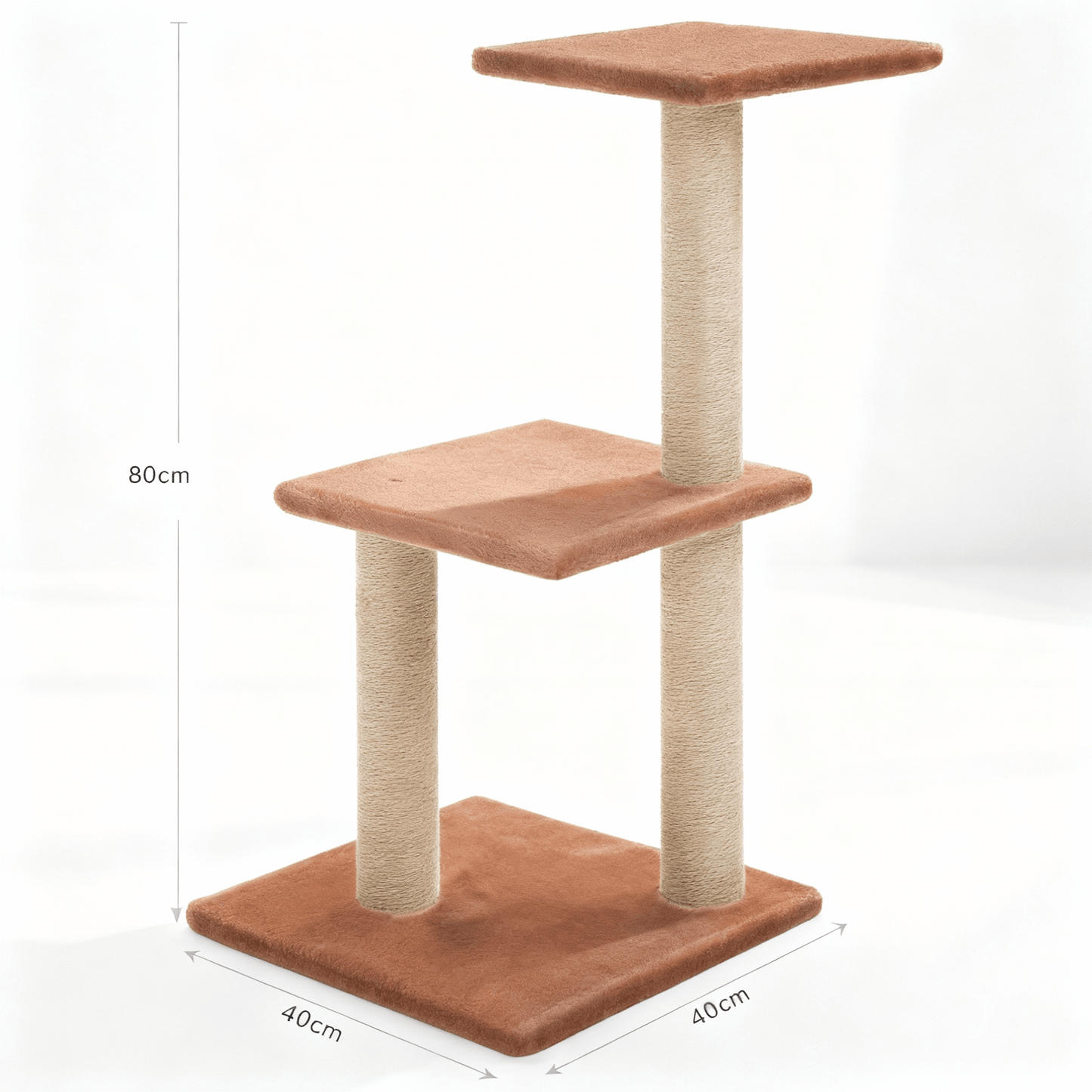 theMiaou Arbre à Chat “Duo Step” – Compact, Élégant et Parfait pour les Petits Espaces