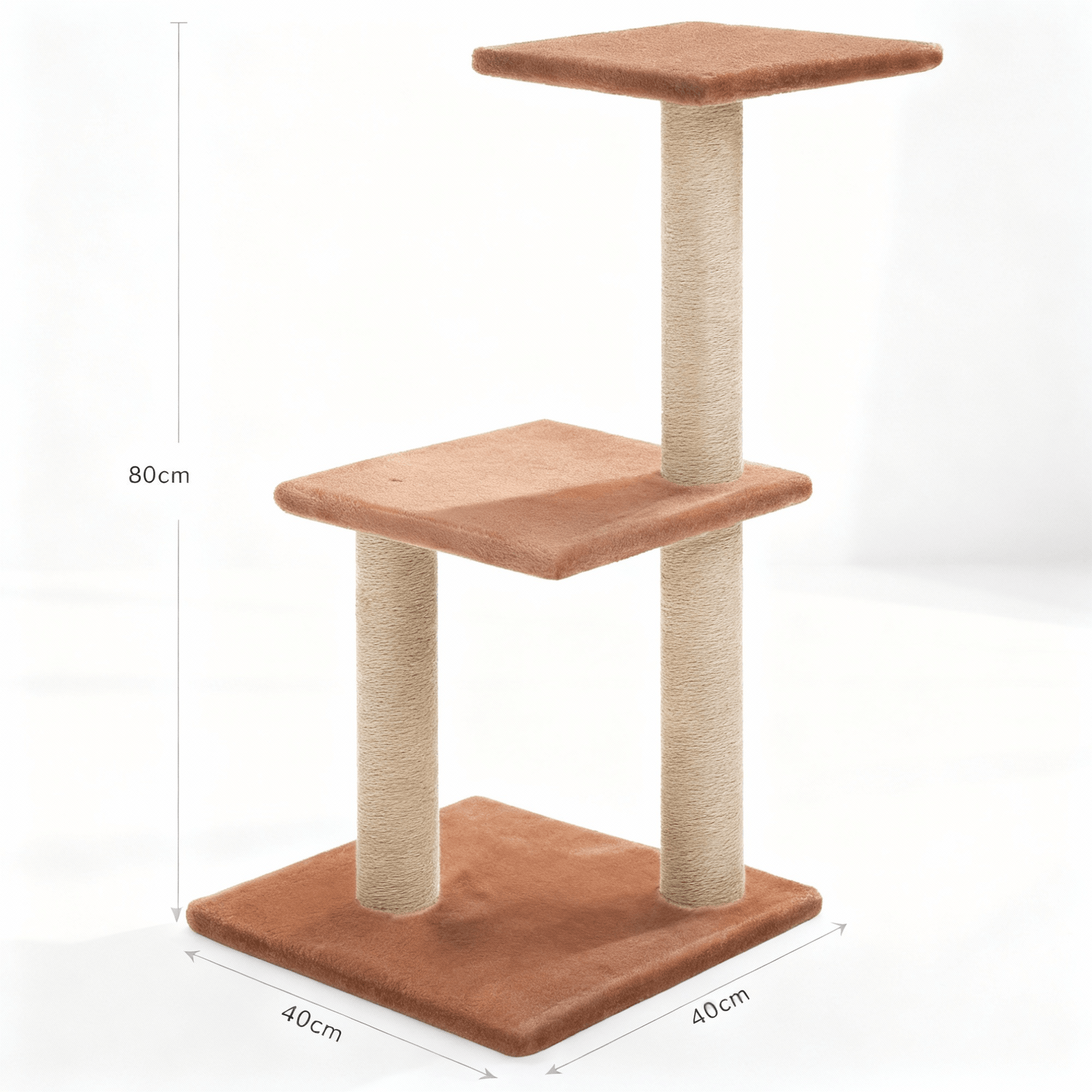 theMiaou Arbre à Chat “Duo Step” – Compact, Élégant et Parfait pour les Petits Espaces