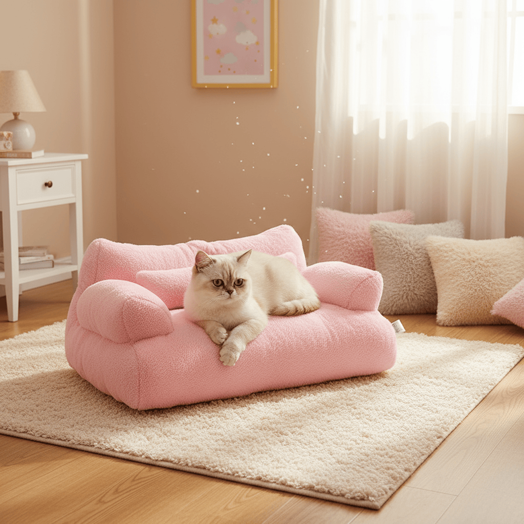 theMiaou Panier pour Chat “Nova” – Sofa Moelleux, Design et Confort