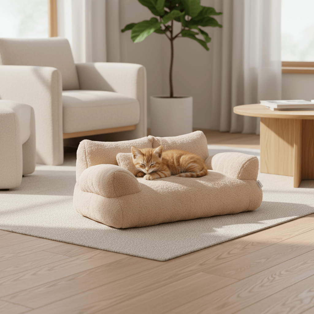 theMiaou Panier pour Chat “Nova” – Sofa Moelleux, Design et Confort