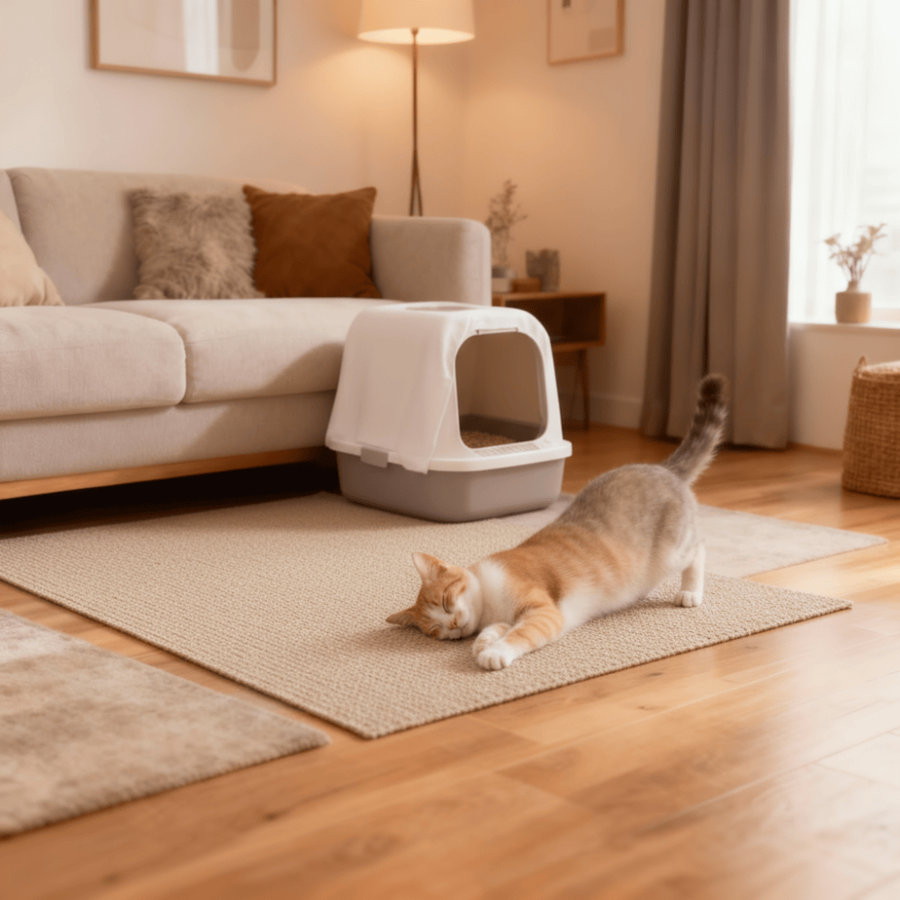 theMiaou Tapis Griffoir Pour Chat “Zen Paws” – Tapis Anti-Griffes et Résistant