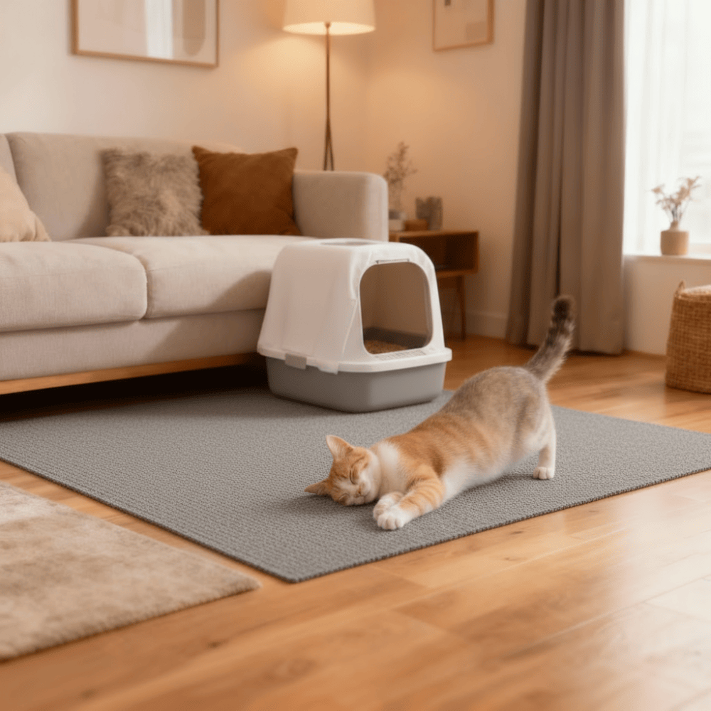 theMiaou Tapis Griffoir Pour Chat “Zen Paws” – Tapis Anti-Griffes et Résistant